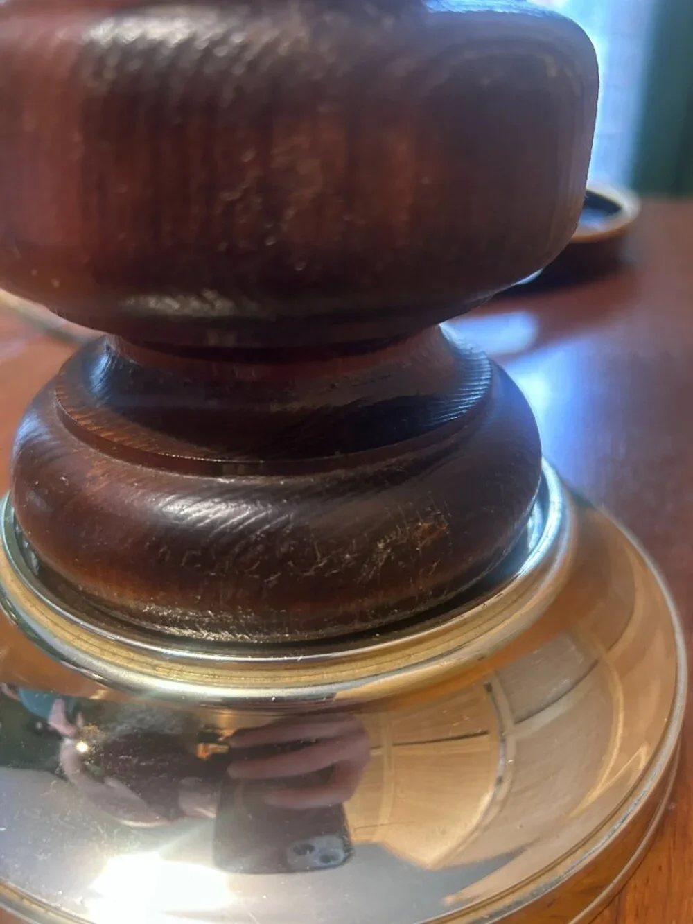 Vintage 80s Wood lamp